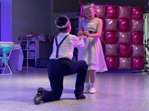 Judy and Johnny shooting "proposal" moment (It's My Party, 2025)