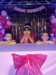 Birthday Girl and Posse on set of "It's My Party" (It's My Party, 2025)